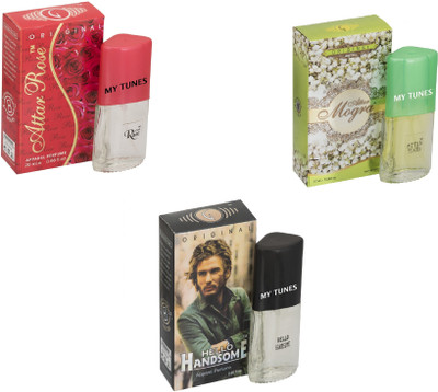 

My Tunes Attar Rose-Attar mogra-Hello Handsome Eau de Toilette - 60 ml(For Men & Women)