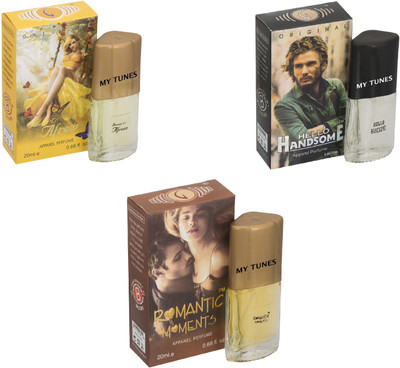 

My Tunes Afreen-Hello Handsome-Romantic moment Eau de Toilette - 60 ml(For Men & Women)