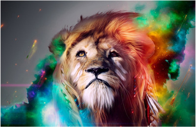 

Lion Metaphor Poster (18 inch x 12 inch) Paper Print(12 inch X 18 inch, Rolled)