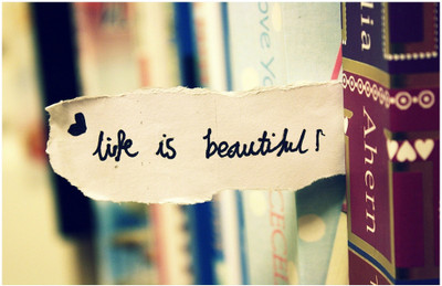 

Life Is Beautiful Poster (18 inch x 12 inch) Paper Print(18 inch X 12 inch, Rolled)