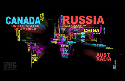 

Map With All Country Names Poster (18 inch x 12 inch) Paper Print(18 inch X 12 inch, Rolled)