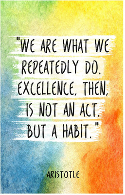 

Aristotle Quote on Excellence Poster (18 inch x 12 inch) Paper Print(18 inch X 12 inch, Rolled)