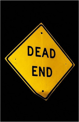 

Dead End Yellow Sign Poster (18 inch x 12 inch) Paper Print(18 inch X 12 inch, Rolled)