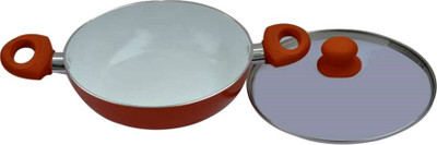 

Bajaj Kadhai 24 cm(Aluminium, Non-stick, Induction Bottom), Red