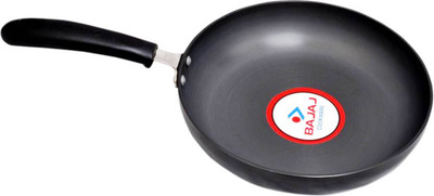 

Bajaj Fry Pan 24 cm diameter(Stainless Steel, Non-stick, Induction Bottom), Black