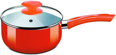 

Bajaj Sauce Pan 20 cm diameter(Aluminium, Non-stick, Induction Bottom), Red