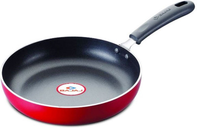 

Bajaj Fry Pan 20 cm diameter(Stainless Steel, Non-stick, Induction Bottom), Black