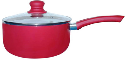 

Bajaj Sauce Pan 15 cm diameter(Aluminium, Non-stick, Induction Bottom), Red