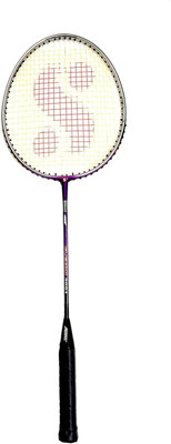 

Silver's Flexon-3001 Gutted Silver, Purple Strung Badminton Racquet(G3 - 3.5 Inches, 94 g), Purple;silver