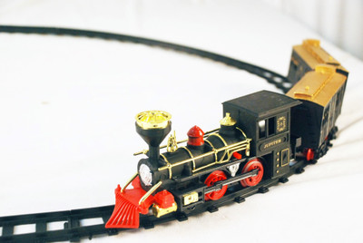 

Toy House Musical Smoking Train Track Set - V8023(Multicolor)