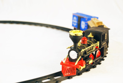 

Toy House Musical Smoking Train Track Set - V8588-E(Multicolor)
