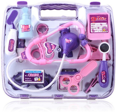 

Toyshine e Doctor Set Pretend Play with 15 Accessories and Briefcase