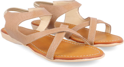 

Myra Women Back Strap Apricot Flats