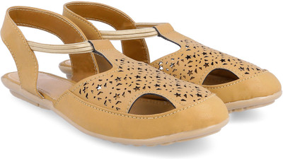 

Myra Women Cutwork Tan Flats