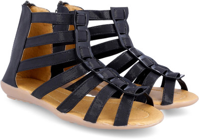 

Myra Women High Top Black Flats