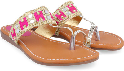 

Myra Women Handmade Pink Flats