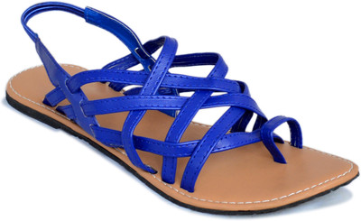 

Myra Women Criss Cross Blue Flats