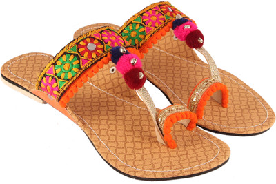 

Rangmor Women Orange Flats