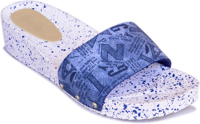 

Myra Women Printed Blue Wedges
