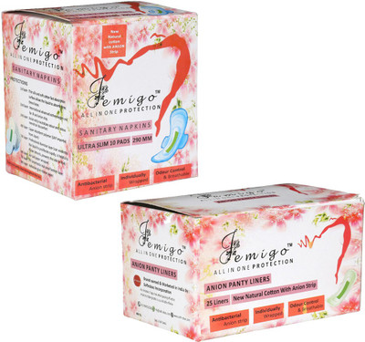 

Femigo Anion Sanitary Pads & Pantyliners Sanitary Pad(Pack of 2)