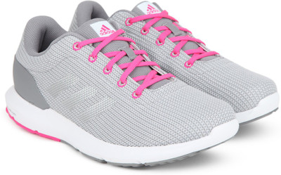 

ADIDAS COSMIC W Running Shoes For Women(Grey, Silver, Chsogr/silvmt/shopin