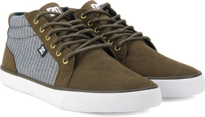 

DC COUNCIL MID SE M Sneakers For Men(Brown, Brown/blue/brown