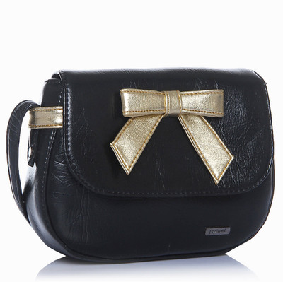 

Peperone Women Casual Black PU Sling Bag