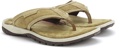 

Woodland Leather Flip Flops, Camel