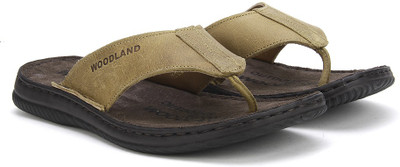 

Woodland Leather Flip Flops, Camel
