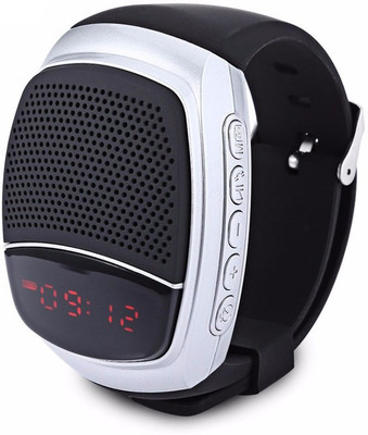 

Smiledrive Bluetooth Speaker Digital Watch with Hands-free Calling, Selfie Remote, Self-Timer, Alarm& FM Functions Black Smartwatch(Black Strap Regular)