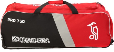 

Kookaburra PRO 750 CRICKET WHEEL BAG(Red, Wheeler, Black;red;silver