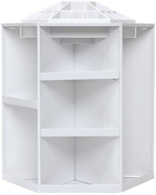 

CheckSums 12040 360-Degree Rotating Cosmetic Box For Beauty Products-White Storage Box(White)