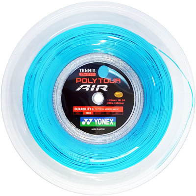 

Yonex Yonex Poly Tour Air 16L Reel (200 m) - Blue 1.25 Tennis String - 200 m(Blue)