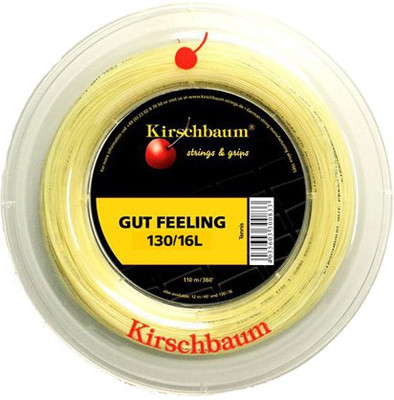 

Kirschbaum Gut Feeling 16 String Reel (110 m) 1.3 Tennis String - 110 m(Beige)