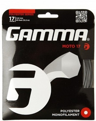 

Gamma Gamma ZO Moto 17 String Set (12 m) 1.25 Tennis String - 12 m(Black)