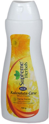 

Supreme Herbals Ace Herbal Calendula Care Talcum Powder with Cooling Sensation(100 g)