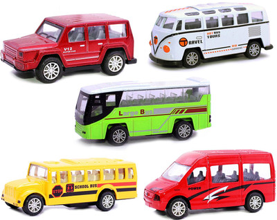 

Smiles Creation Alloy Simulation Racing Metal Die Cast Cars for Kids- Set of 5(Multicolor)