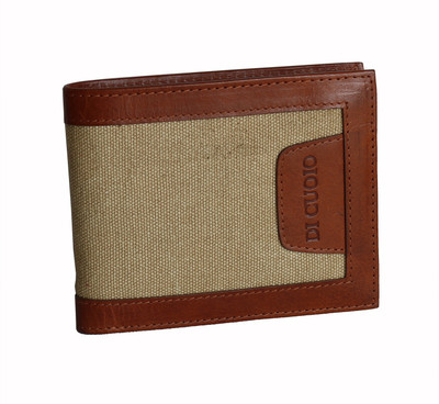 

DiCuoio Men Beige Genuine Leather Wallet(6 Card Slots), Beige-013