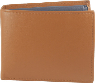 

Accezory Men Tan Genuine Leather Wallet(6 Card Slots)