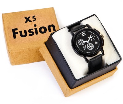X5 Fusion XII_4_BK_CASE_BOX Watch  - For Men   Watches  (X5 Fusion)