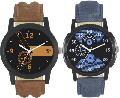 Shivam Retail New Fashion 001-002 Branded Leather Strap Watch  - For Boys   Watches  (Shivam Retail)