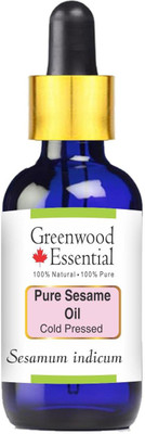 

Greenwood Essential Pure Sesame Oil (Sesamum indicum) 100% Natural & Undiluted(100 ml)