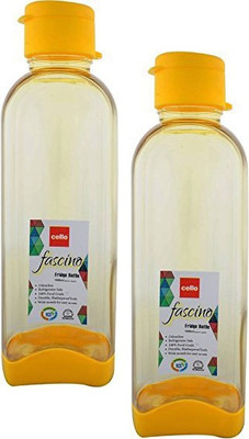 Cello Fascino 1000 ml Bottle(Pack of 2, Yellow) available at flipkart for Rs.243