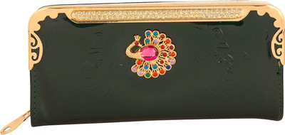

NIHAR Casual Black Clutch