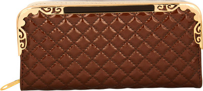 

NIHAR Casual Brown Clutch