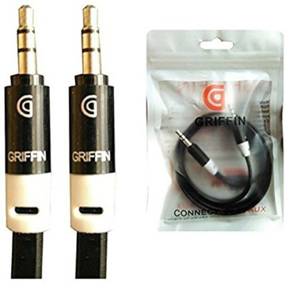 

Ekambotics Griffin High Quality 3.5 MM Flat Stereo Aux cable (Multicolor) AUX Cable(Black)