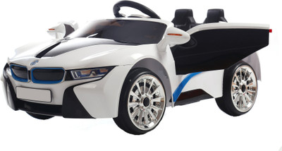 

Toy House hybrid sports double Motor Rechargeable with Remote for kids (2 to 5 yrs) Car Battery Operated Ride On(White)