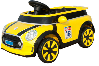 

Toyhouse Mini Rechargeable Car Battery Operated Ride On(Yellow), Multicolor