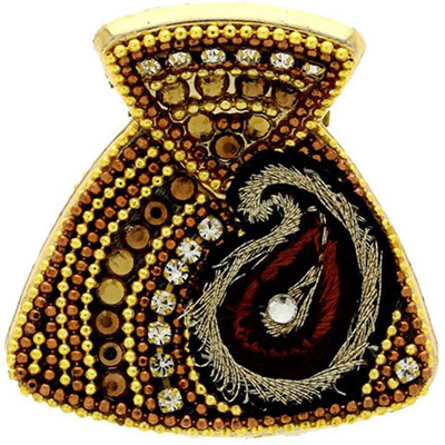 

Anuradha Art Jewellery BF-731 Hair Claw(Gold)