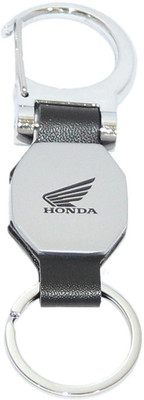 

Aura Aura Imported Honda Bike Metal & Leather Hook Key Chain